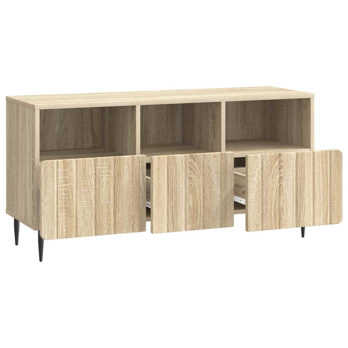 Cabinet TV Stejar Sonoma 102 x 34,5 x 50 cm Lemn prelucrat - WALTI WALTI