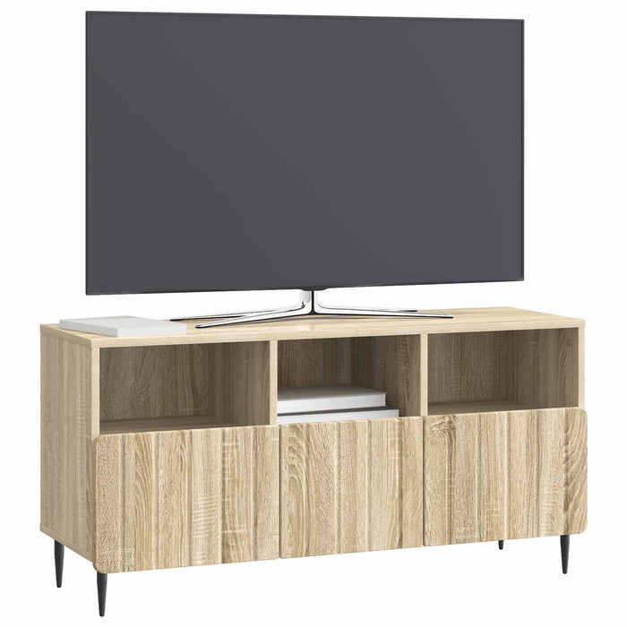 Cabinet TV Stejar Sonoma 102 x 34,5 x 50 cm Lemn prelucrat - WALTI WALTI