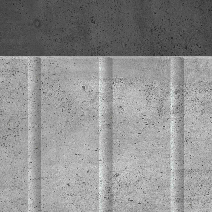 Cabinet TV Gri Beton 102 x 34,5 x 50 cm Lemn prelucrat - WALTI WALTI
