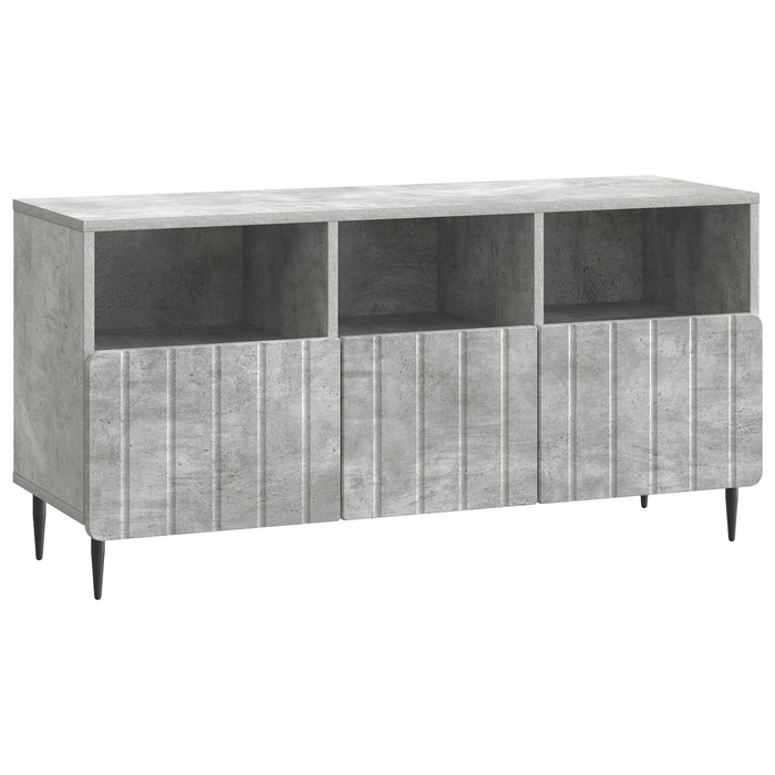 Cabinet TV Gri Beton 102 x 34,5 x 50 cm Lemn prelucrat - WALTI WALTI