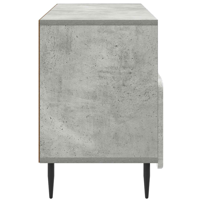 Cabinet TV Gri Beton 102 x 34,5 x 50 cm Lemn prelucrat - WALTI WALTI