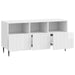 Cabinet TV Alb foarte lucios 102 x 34,5 x 50 cm Lemn prelucrat - WALTI WALTI