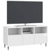 Cabinet TV Alb foarte lucios 102 x 34,5 x 50 cm Lemn prelucrat - WALTI WALTI