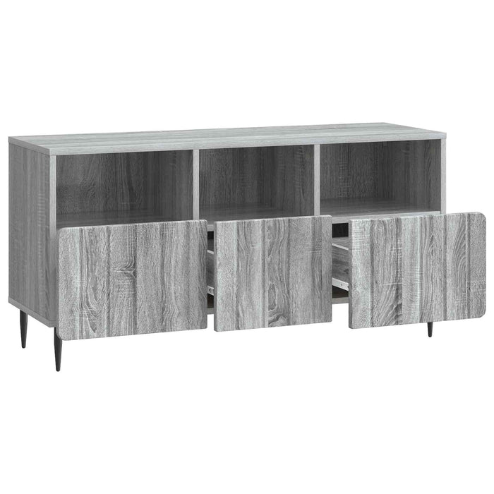 Cabinet TV Sonoma gri 102 x 34,5 x 50 cm Lemn prelucrat - WALTI WALTI