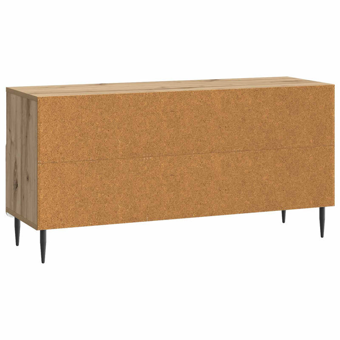Cabinet TV Stejar Artizanal 102 x 34,5 x 50 cm Lemn prelucrat - WALTI WALTI
