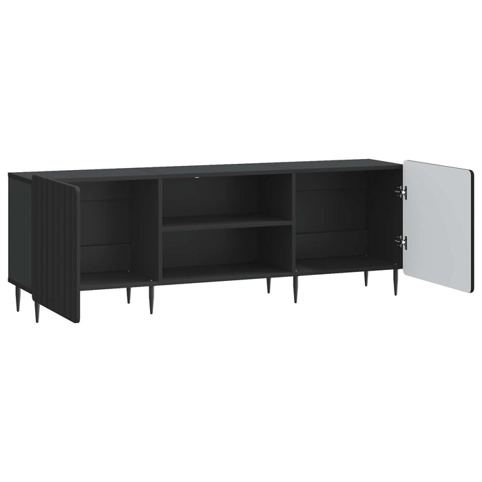Cabinet TV Negru 150 x 31 x 52 cm Lemn prelucrat - WALTI WALTI
