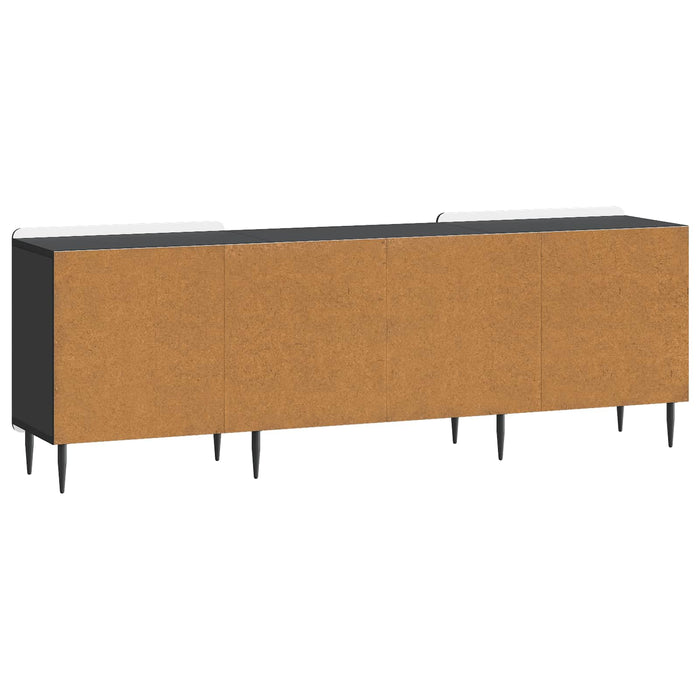 Cabinet TV Negru 150 x 31 x 52 cm Lemn prelucrat - WALTI WALTI
