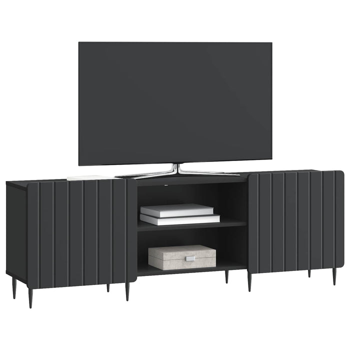Cabinet TV Negru 150 x 31 x 52 cm Lemn prelucrat - WALTI WALTI