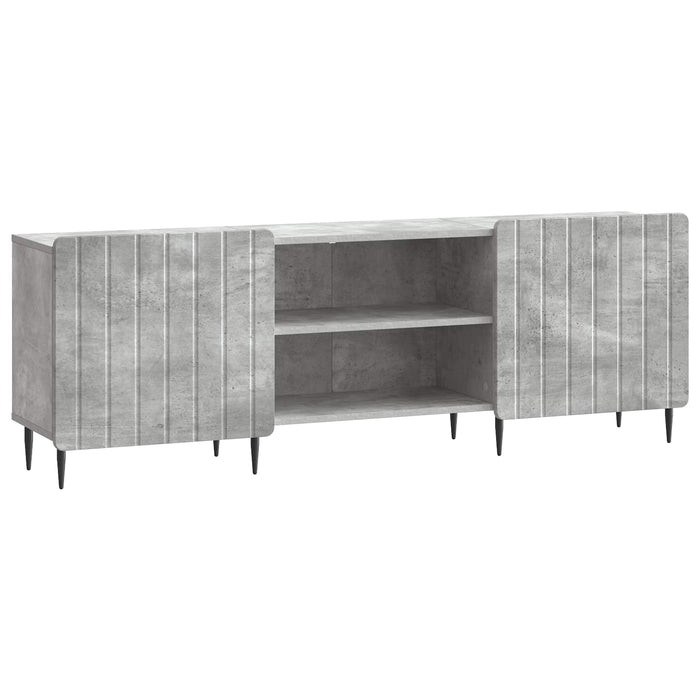 Cabinet TV Gri Beton 150 x 31 x 52 cm Lemn prelucrat - WALTI WALTI