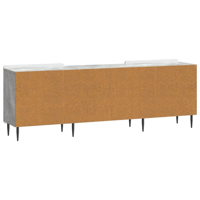 Cabinet TV Gri Beton 150 x 31 x 52 cm Lemn prelucrat - WALTI WALTI