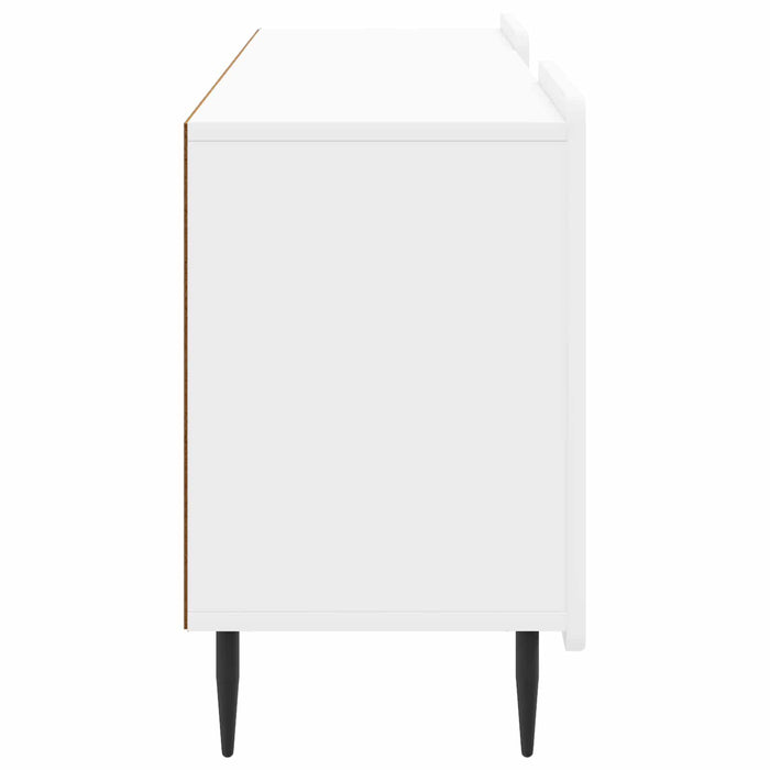 Cabinet TV Alb foarte lucios 150 x 31 x 52 cm Lemn prelucrat - WALTI WALTI