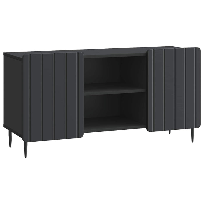 Cabinet TV Negru 102 x 34,5 x 52 cm Lemn prelucrat - WALTI WALTI
