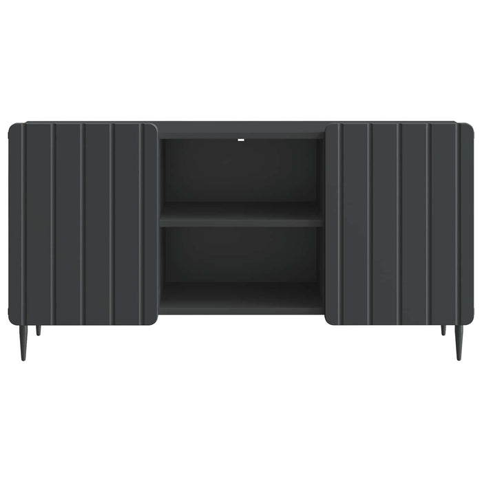 Cabinet TV Negru 102 x 34,5 x 52 cm Lemn prelucrat - WALTI WALTI