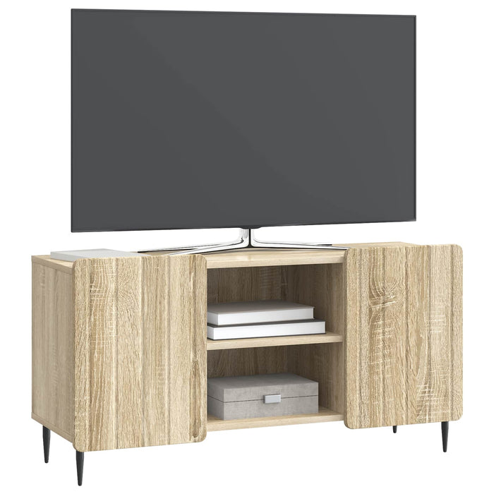 Cabinet TV Stejar Sonoma 102 x 34,5 x 52 cm Lemn prelucrat - WALTI WALTI