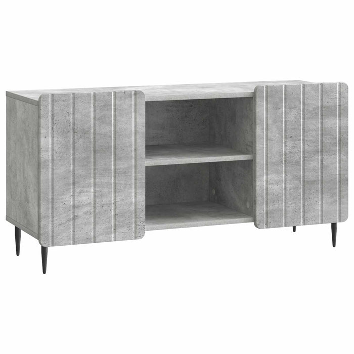 Cabinet TV Gri Beton 102 x 34,5 x 52 cm Lemn prelucrat - WALTI WALTI