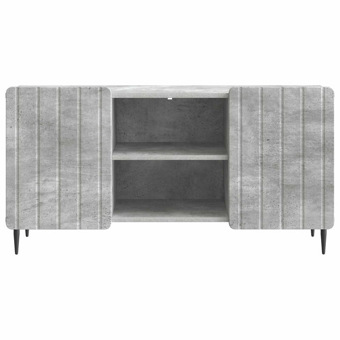 Cabinet TV Gri Beton 102 x 34,5 x 52 cm Lemn prelucrat - WALTI WALTI