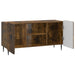 Cabinet TV Stejar fumuriu 102 x 34,5 x 52 cm Lemn prelucrat - WALTI WALTI