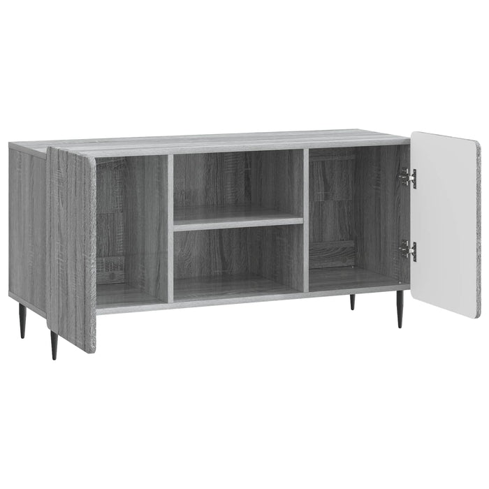 Cabinet TV Sonoma gri 102 x 34,5 x 52 cm Lemn prelucrat - WALTI WALTI