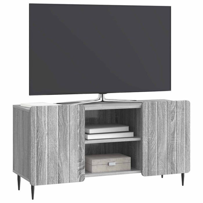 Cabinet TV Sonoma gri 102 x 34,5 x 52 cm Lemn prelucrat - WALTI WALTI