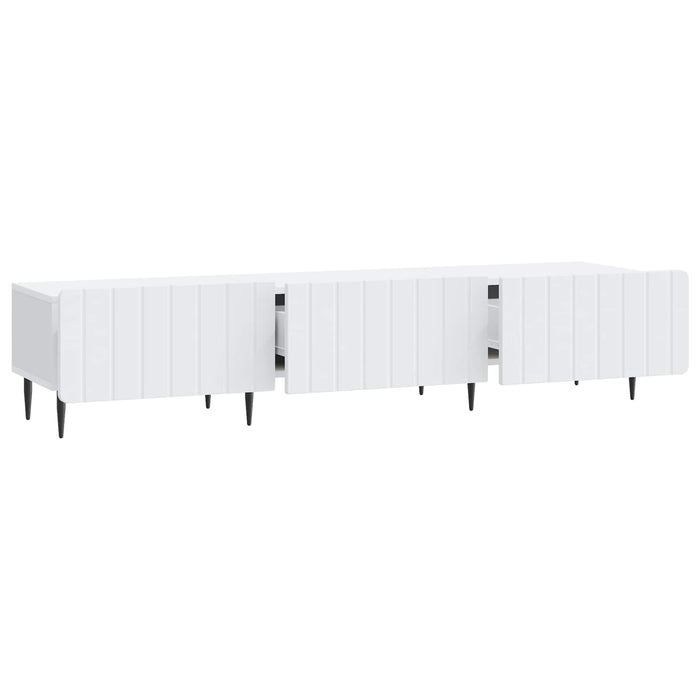 Cabinet TV cu sertar Alb 147 x 34,5 x 32 cm Lemn prelucrat - WALTI WALTI