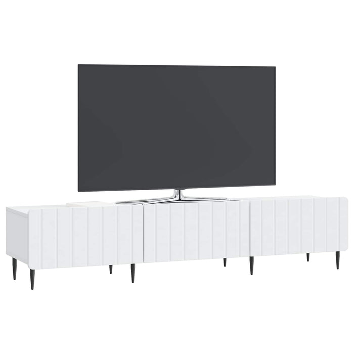 Cabinet TV cu sertar Alb 147 x 34,5 x 32 cm Lemn prelucrat - WALTI WALTI