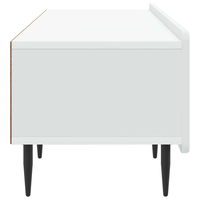 Cabinet TV cu sertar Alb 147 x 34,5 x 32 cm Lemn prelucrat - WALTI WALTI