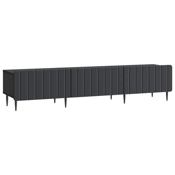 Cabinet TV cu sertar Negru 147 x 34,5 x 32 cm Lemn prelucrat - WALTI WALTI