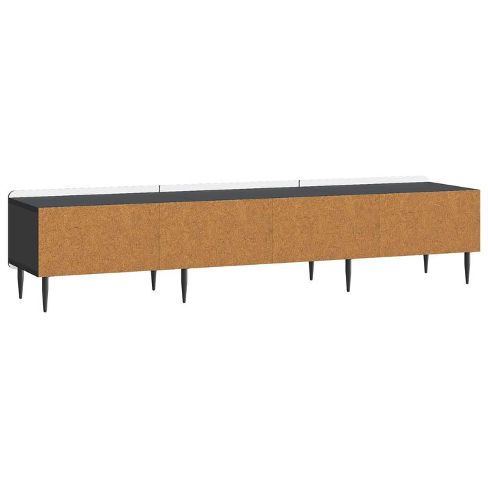 Cabinet TV cu sertar Negru 147 x 34,5 x 32 cm Lemn prelucrat - WALTI WALTI