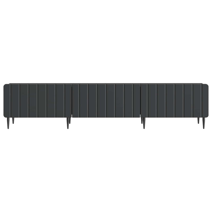Cabinet TV cu sertar Negru 147 x 34,5 x 32 cm Lemn prelucrat - WALTI WALTI