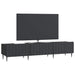 Cabinet TV cu sertar Negru 147 x 34,5 x 32 cm Lemn prelucrat - WALTI WALTI