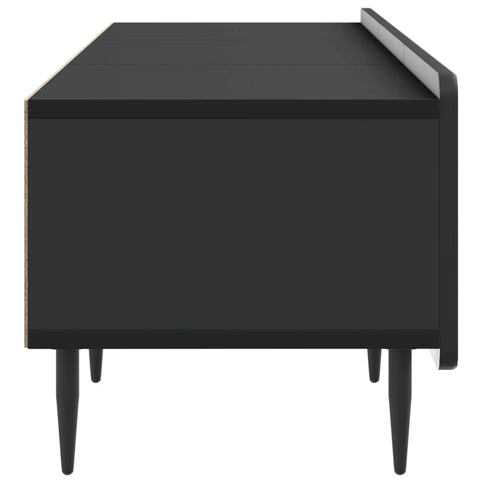 Cabinet TV cu sertar Negru 147 x 34,5 x 32 cm Lemn prelucrat - WALTI WALTI