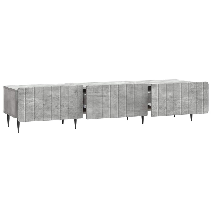 Cabinet TV Gri Beton 147 x 34,5 x 32 cm Lemn prelucrat - WALTI WALTI