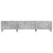 Cabinet TV Gri Beton 147 x 34,5 x 32 cm Lemn prelucrat - WALTI WALTI