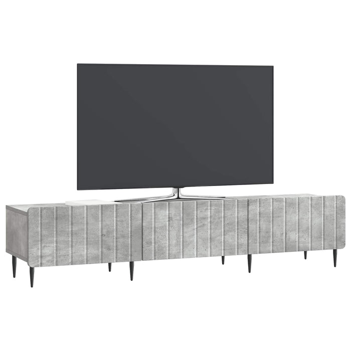 Cabinet TV Gri Beton 147 x 34,5 x 32 cm Lemn prelucrat - WALTI WALTI