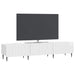 Cabinet TV Alb foarte lucios 147 x 34,5 x 32 cm Lemn prelucrat - WALTI WALTI