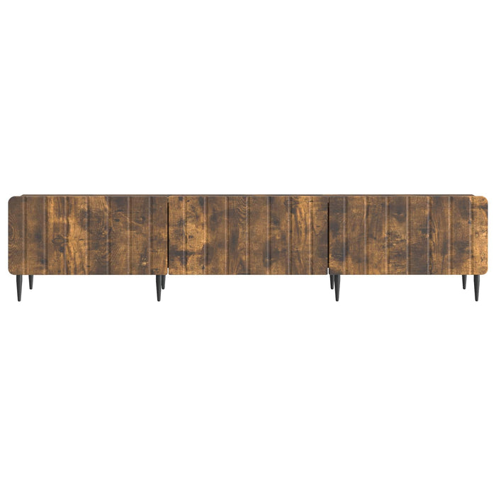 Cabinet TV Stejar fumuriu 147 x 34,5 x 32 cm Lemn prelucrat - WALTI WALTI