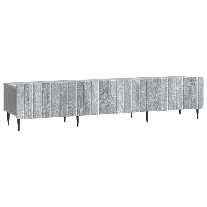 Cabinet TV Sonoma gri 147 x 34,5 x 32 cm Lemn prelucrat - WALTI WALTI