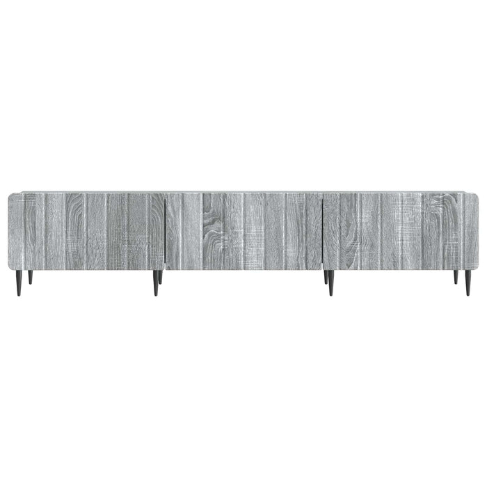 Cabinet TV Sonoma gri 147 x 34,5 x 32 cm Lemn prelucrat - WALTI WALTI