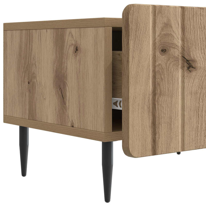 Cabinet TV Stejar Artizanal 147 x 34,5 x 32 cm Lemn prelucrat - WALTI WALTI
