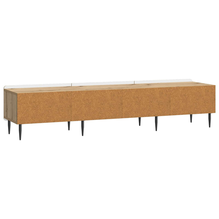 Cabinet TV Stejar Artizanal 147 x 34,5 x 32 cm Lemn prelucrat - WALTI WALTI