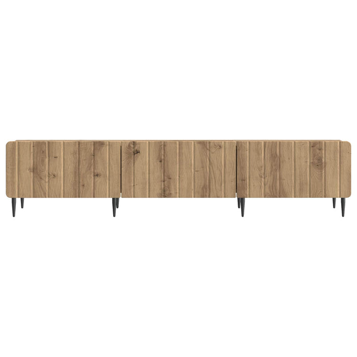 Cabinet TV Stejar Artizanal 147 x 34,5 x 32 cm Lemn prelucrat - WALTI WALTI