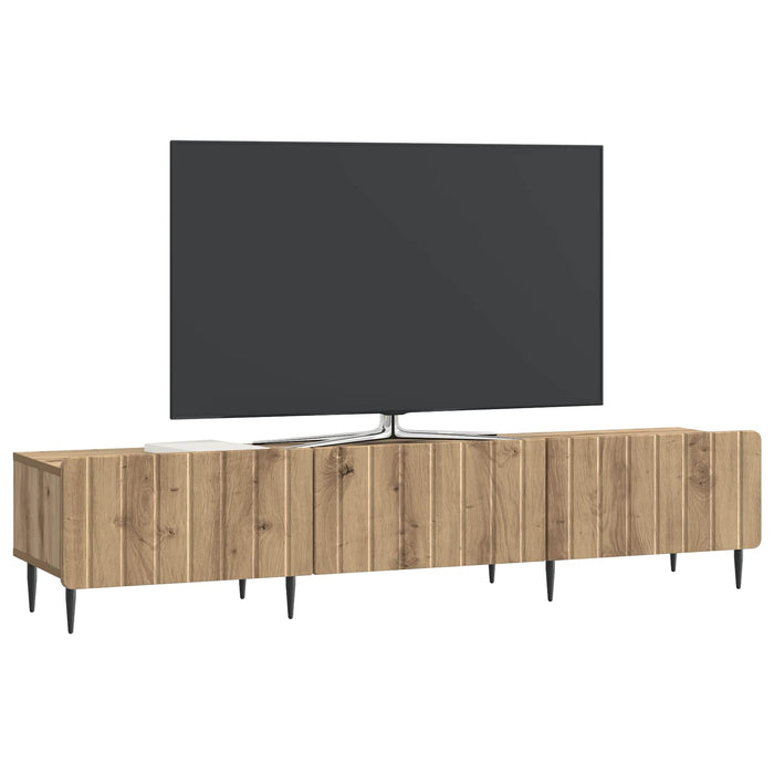 Cabinet TV Stejar Artizanal 147 x 34,5 x 32 cm Lemn prelucrat - WALTI WALTI