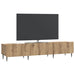 Cabinet TV Stejar Artizanal 147 x 34,5 x 32 cm Lemn prelucrat - WALTI WALTI
