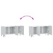 Cabinet TV Alb 99 x 34,5 x 52 cm Lemn prelucrat - WALTI WALTI