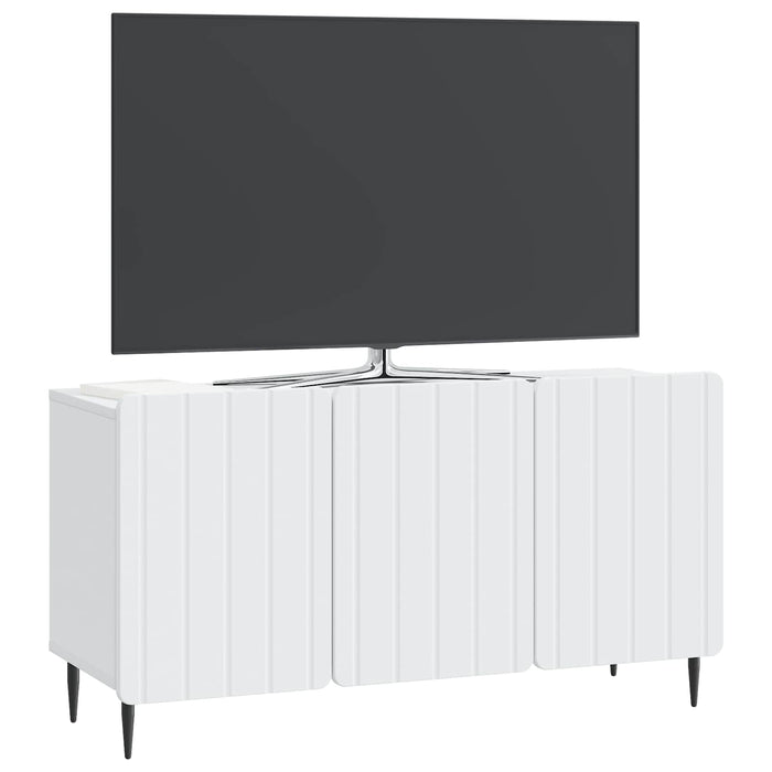 Cabinet TV Alb 99 x 34,5 x 52 cm Lemn prelucrat - WALTI WALTI