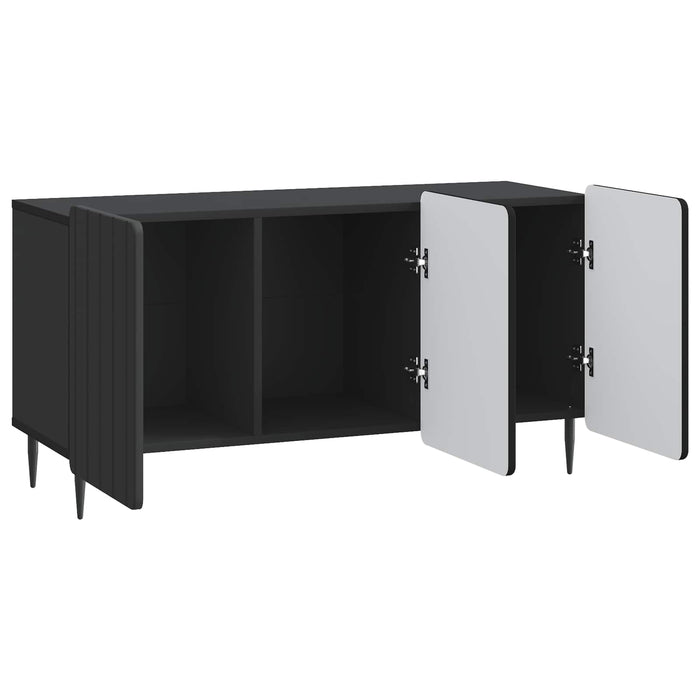 Cabinet TV Negru 99 x 34,5 x 52 cm Lemn prelucrat - WALTI WALTI