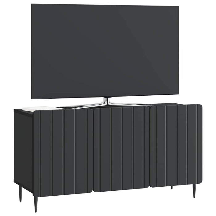 Cabinet TV Negru 99 x 34,5 x 52 cm Lemn prelucrat - WALTI WALTI