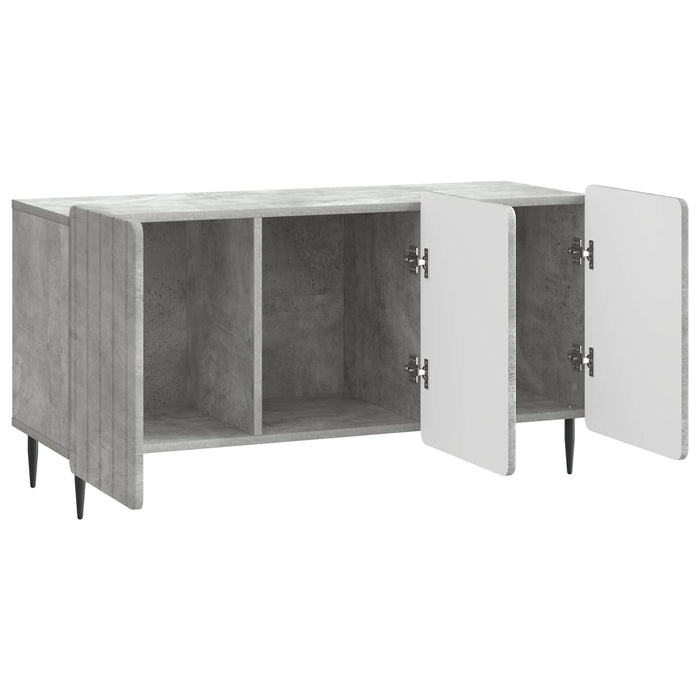 Cabinet TV Gri Beton 99 x 34,5 x 52 cm Lemn prelucrat - WALTI WALTI