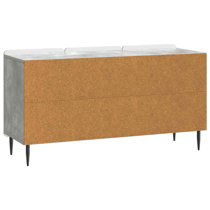 Cabinet TV Gri Beton 99 x 34,5 x 52 cm Lemn prelucrat - WALTI WALTI