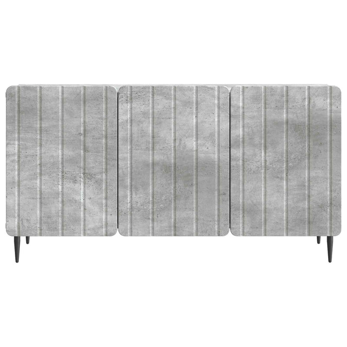 Cabinet TV Gri Beton 99 x 34,5 x 52 cm Lemn prelucrat - WALTI WALTI
